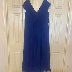 Chic Royal Blue Maxi Dress